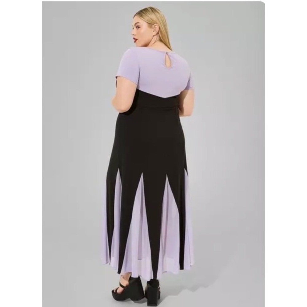 Disney The Little Mermaid Ursula Purple Maxi Dress 3X - Picture 3 of 12